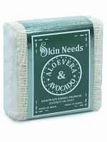 Мыло Алоэ Вера и авокадо с кокосовым маслом (Soap Aloevera & Avocado coconut oil) 100гр. Skin Needs